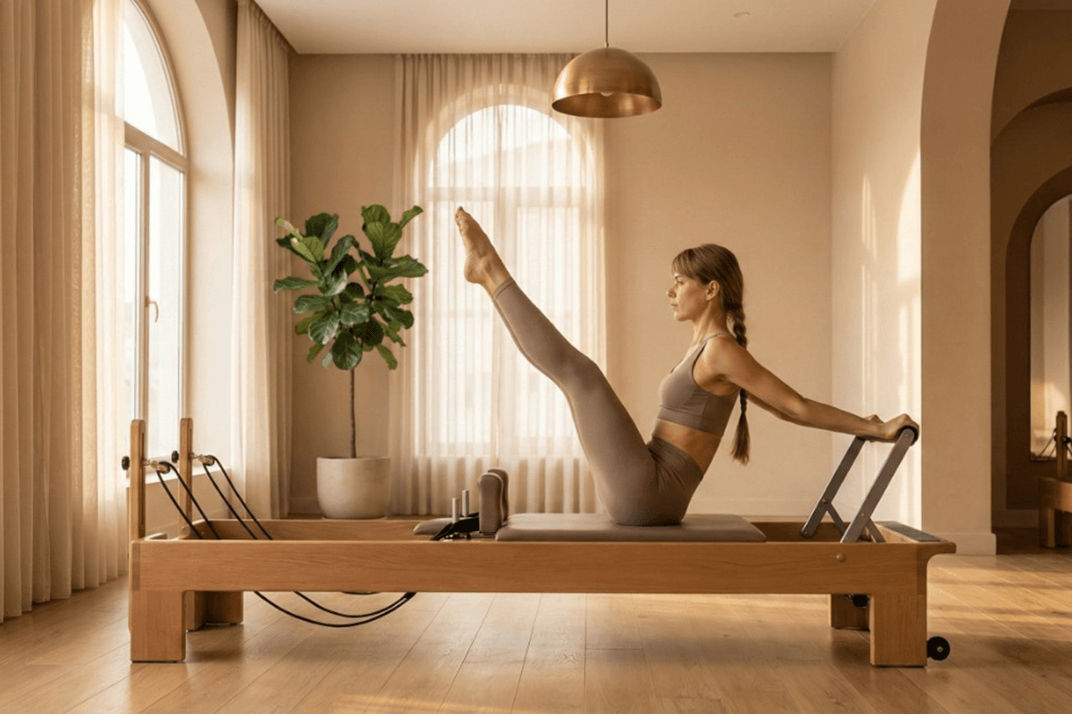 Gina Vats — Skyline Pilates founder and STOTT certified instructor offering private Pilates sessions in Tenterden